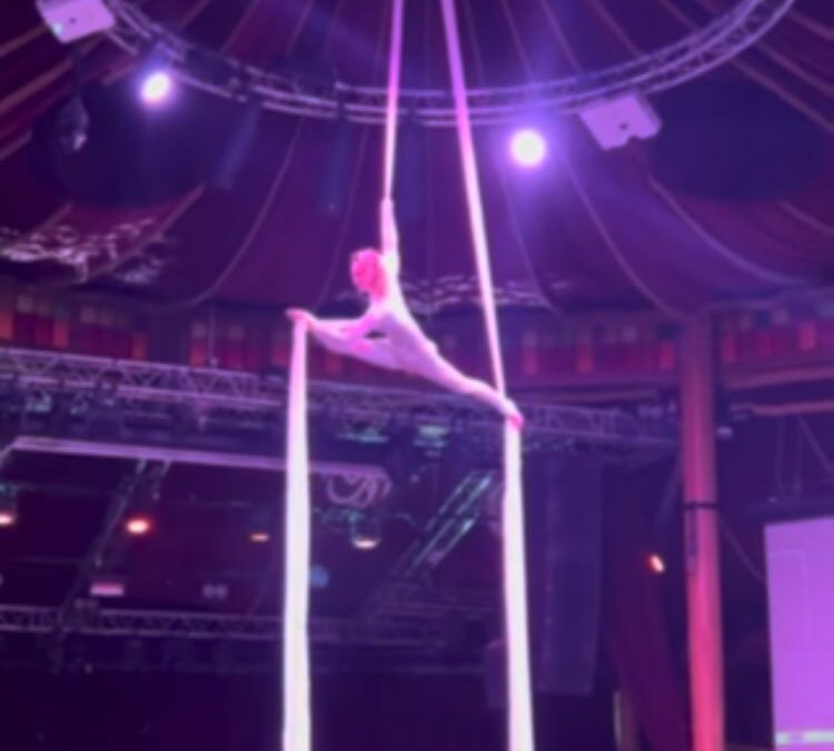 Tissu aérien au Cabaret Sauvage