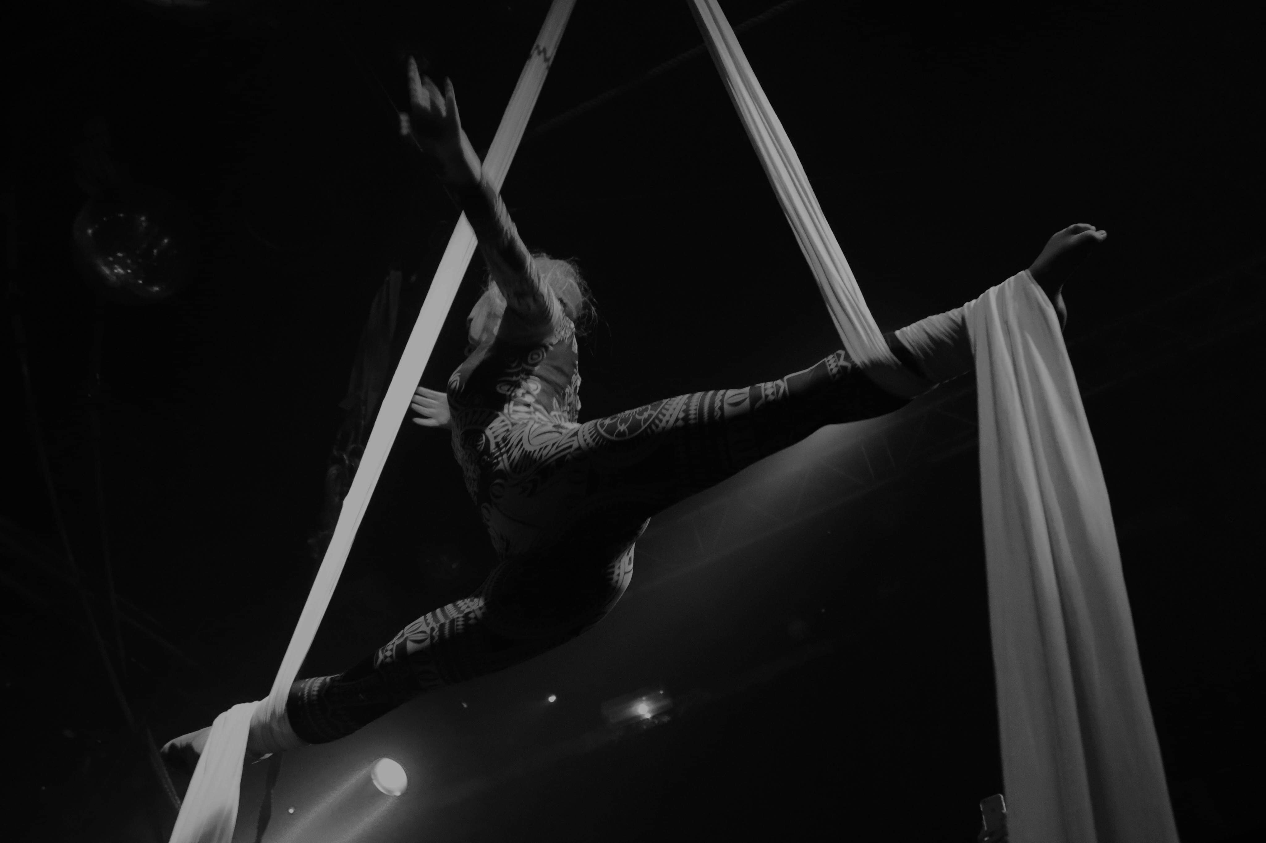 Tissu aérien au Zèbre de Belleville