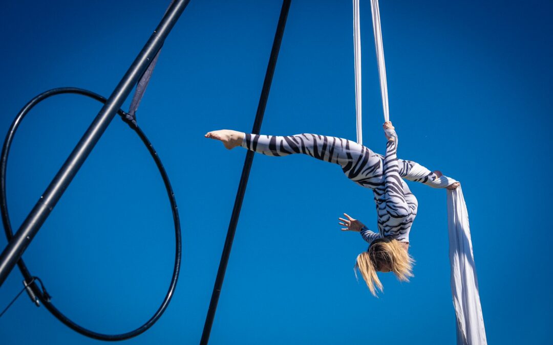 Tissu aérien, Evénement Château d’Orcher